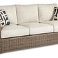 Beachcroft Outdoor Sofa, Lounge Chairs and Fire Pit
