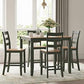 Gesthaven Counter Height Dining Table and 4 Barstools (Set of 5)