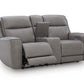 5Z-Comfort Power Reclining Loveseat with Console