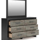 Broachmyn Dresser and Mirror