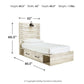 Cambeck Bed with 2 Storage Drawers