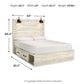 Cambeck Bed with 4 Storage Drawers