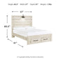 Cambeck Bed with 2 Storage Drawers