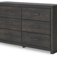 Hollivern Dresser and Mirror
