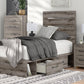 Graystorm Bed with Storage