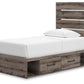 Graystorm Bed with Storage