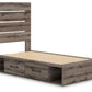 Graystorm Bed with Storage
