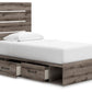 Graystorm Bed with Storage