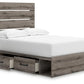 Graystorm Bed with Storage