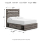 Graystorm Bed with Storage