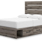 Graystorm Bed with Storage