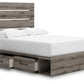 Graystorm Bed with Storage
