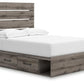 Graystorm Bed with Storage