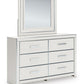 Zuraleus Dresser and Mirror
