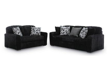 Midnight-Madness Sofa and Loveseat
