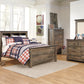 Trinell Bookcase Bed