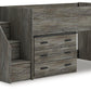 Frandern Loft Bed with Drawer Storage