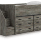 Frandern Loft Bed with Drawer Storage