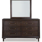 Dantenton Dresser and Mirror