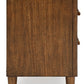 Lyncott Two Drawer Night Stand with USB-A and USB-C charging ports