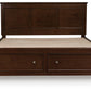 Danabrin Panel Storage Bed