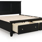 Lanolee Panel Storage Bed