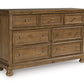 Feddinger Dresser and Mirror