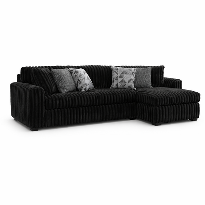 Midnight-Madness 2-Piece Sofa with Chaise