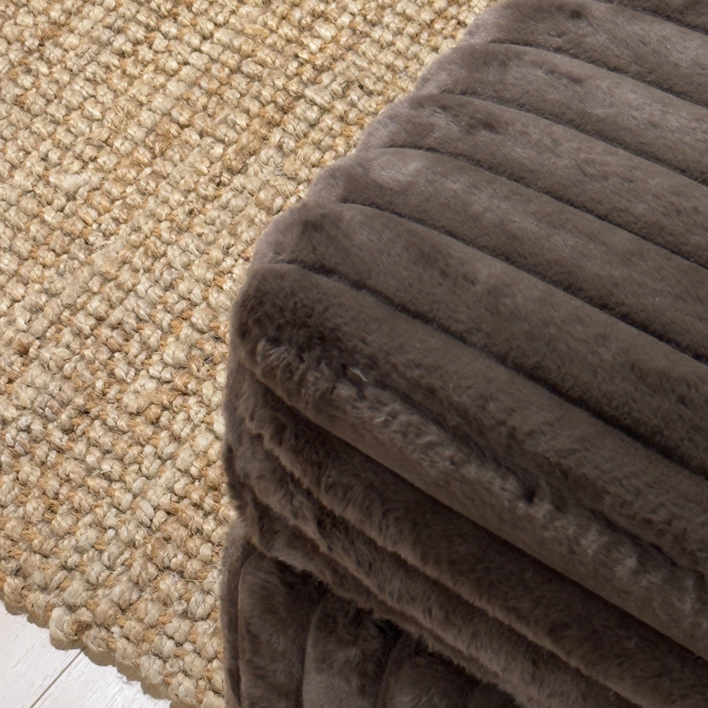 Monroe Fluffy U-Shape Sectional - Upgraded Seats