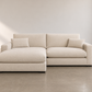 Siena 2-Piece Linen Modular Sofa Chaise