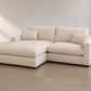 Siena 2-Piece Linen Modular Sofa Chaise