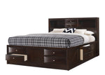 EMILY K CAPTAINS BED HB/FB D.CHERRY CROWN MARK image