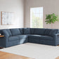 Modmax 5-Piece Next-Gen Nuvella™ Performance Fabric Modular Sectional