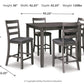 Bridson Counter Height Dining Table and Bar Stools (Set of 5)