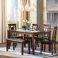 Bennox Dining Table and Chairs with Bench (Set of 6)