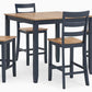 Gesthaven Counter Height Dining Table and 4 Barstools (Set of 5)