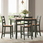 Gesthaven Counter Height Dining Table and 4 Barstools (Set of 5)