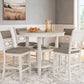 Erinberg Counter Height Dining Table and 4 Barstools (Set of 5)