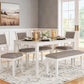 Erinberg Dining Table and 4 Chairs and Bench (Set of 6)