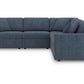 Modmax 5-Piece Next-Gen Nuvella™ Performance Fabric Modular Sectional