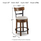 Valebeck UPH Swivel Barstool