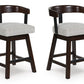 Haddigan Counter Height Barstool (Set of 2)