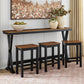 Wildenauer Counter Height Dining Table and 3 Barstools Set