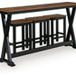 Wildenauer Counter Height Dining Table and 3 Barstools Set