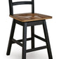 Wildenauer Counter Height Swivel Barstool