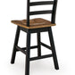 Wildenauer Counter Height Swivel Barstool