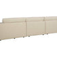 Elyza Linen 3-Piece Sectional with Chaise