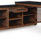 Kallari Credenza with Desk Return