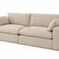 Siena 2-Piece Linen Modular Loveseat