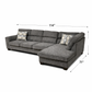 Bruce 2-Piece Sectional Sofa with Chaise